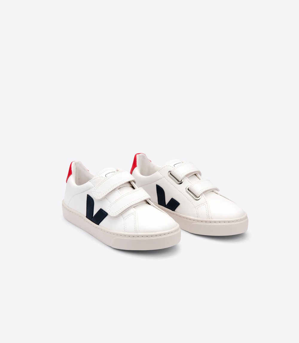 Veja Sneakers Kids - Esplar Velcro Chromefree - White - 3614RFSMV